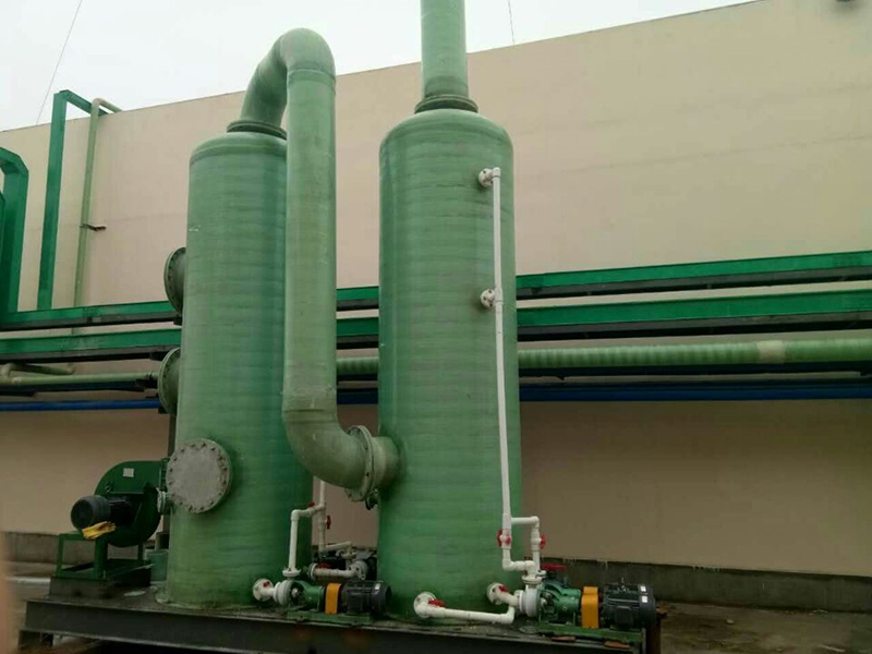 山東某食品廠(chǎng)噴淋塔